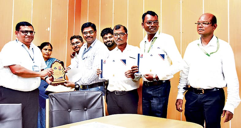 आरएसपी की क्वालिटी सर्किल टीम ‘विजेता’ ने संंयंत्र स्तरीय प्रतियोगिता में जीता स्वर्ण पदक