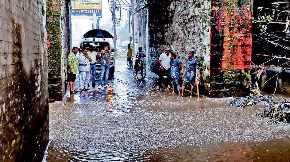 किया गया ब्रिज का निरीक्षण