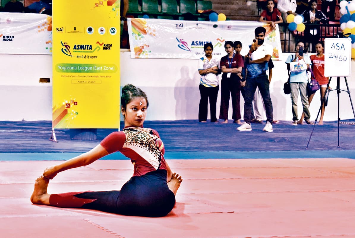 इस्ट जोन योग लीग में बिहार की बेटियाें ने दिखाया दम