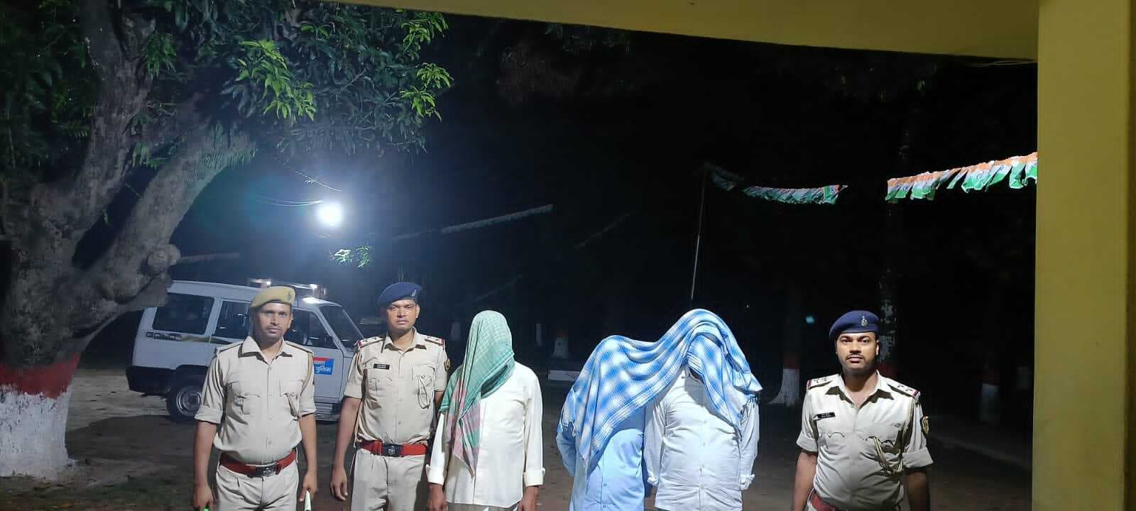 फरार चल रहे चार वारंटी गिरफ्तार