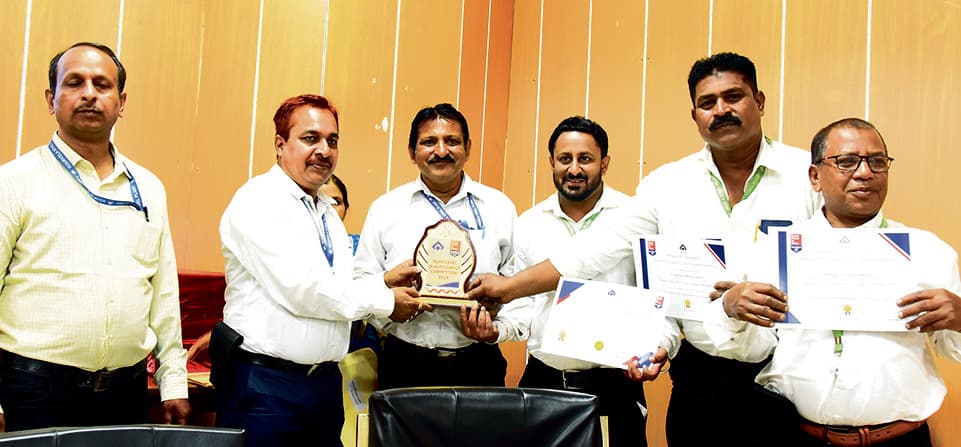 आरएसपी : ऑक्सीजन प्लांट की सृष्टि क्वालिटी सर्किल टीम को मिला स्वर्ण पदक