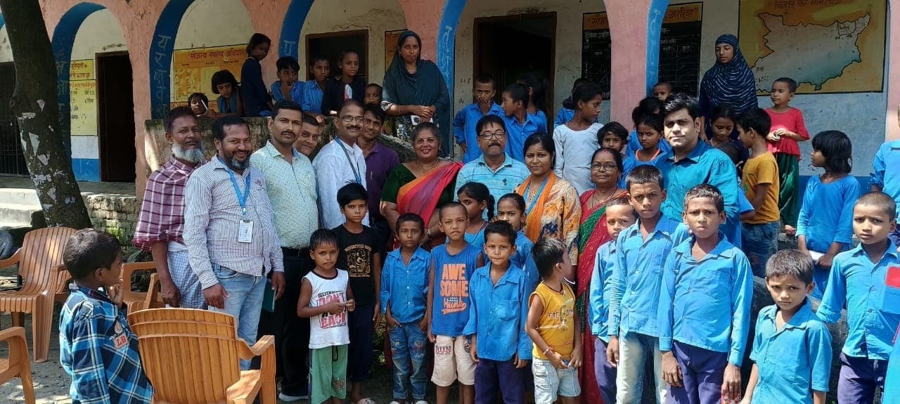 डायरिया उन्मूलन कार्यक्रम का केंद्रीय टीम ने किया निरीक्षण