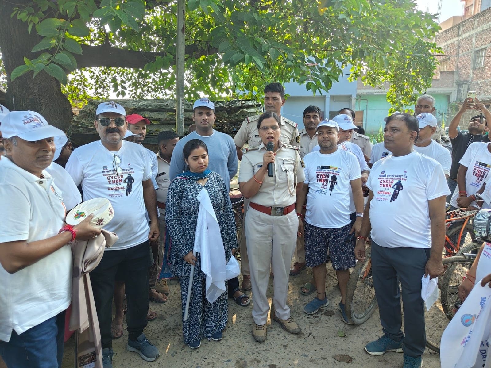 साइकिल रैली निकाल लोगों को स्वस्थ रहने का दिया संदेश