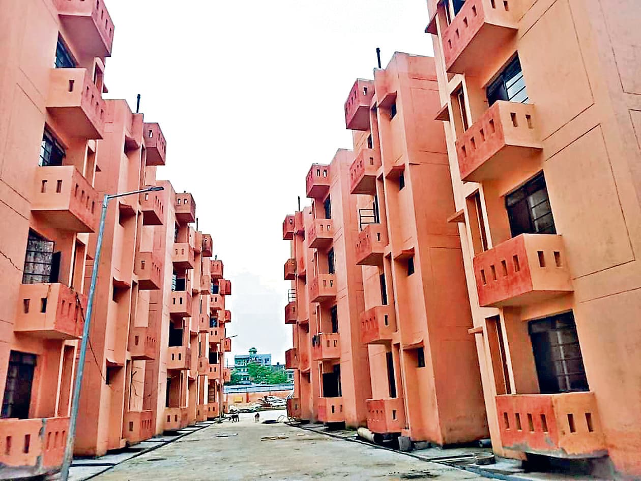 Ranchi news : इस्लाम नगर में 291 फ्लैट बनकर तैयार, सितंबर में शिफ्ट होंगे लाभुक