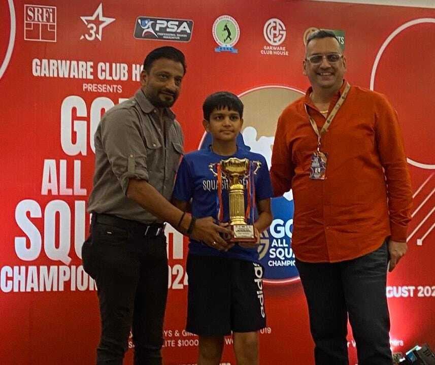 ऑल इंडिया स्क्वॉश चैंपियनशिप में विजेता बने रांची के देवांश अग्रवाल