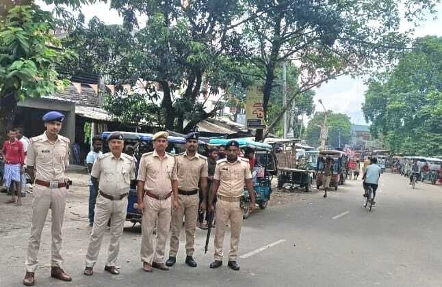 जन्माष्टमी व चेहल्लुम पर सुरक्षा बलों की थी तैनाती
