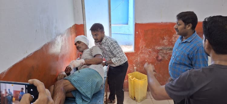 रास्ता विवाद को लेकर दो पक्षों के बीच मारपीट में आधा दर्जन लोग घायल