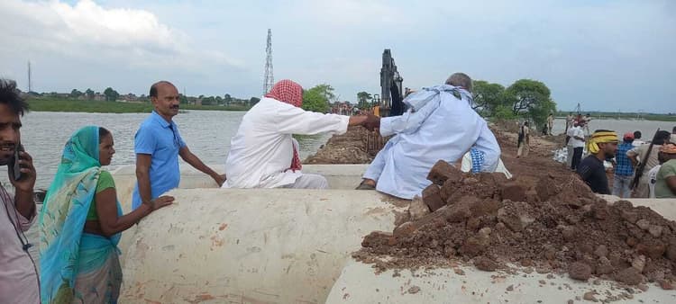 एनएच-80 पर अब भी आवागमन बंद, वैकल्पिक व्यवस्था को लेकर चल रहा कार्य