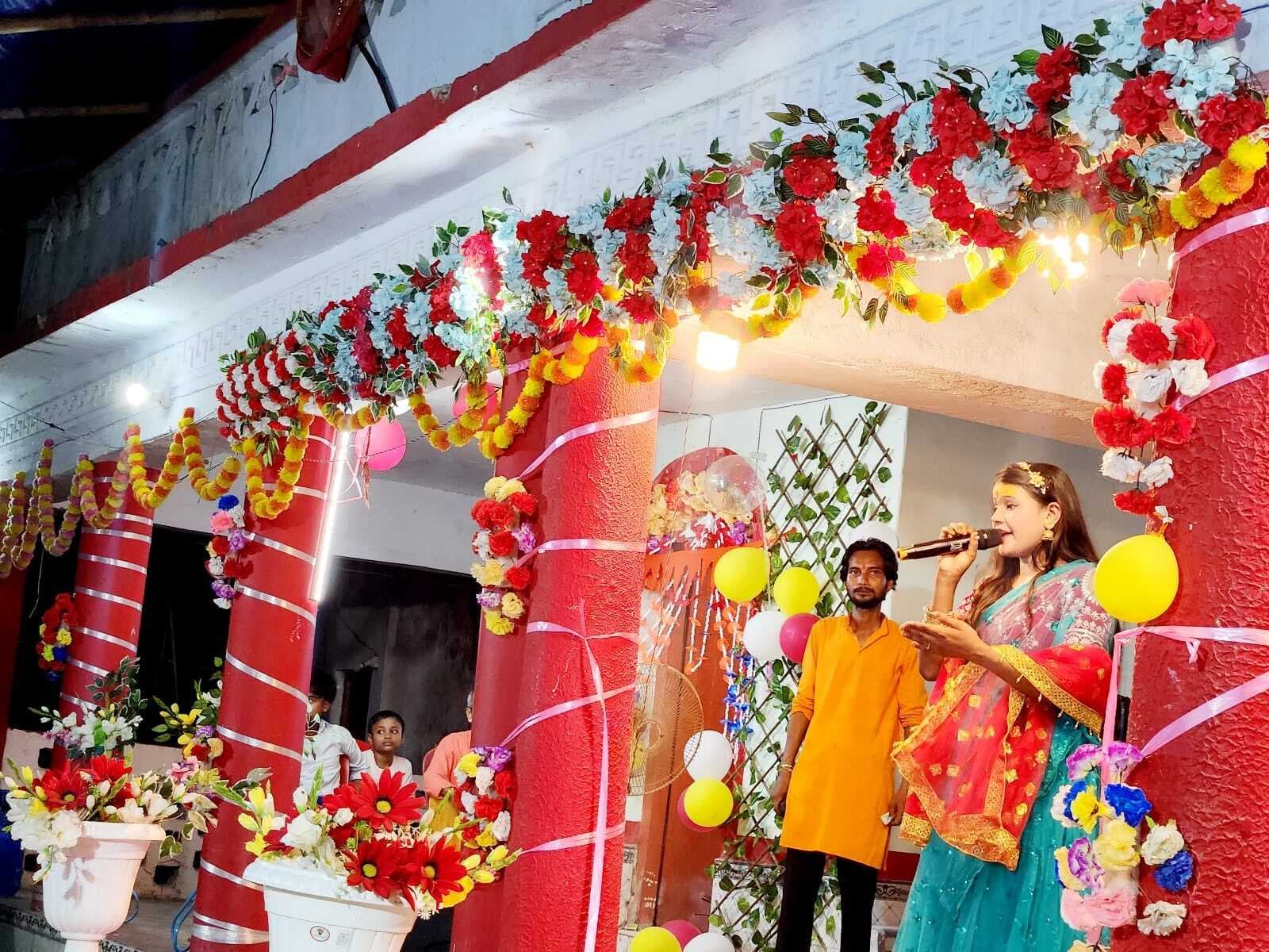 श्री कृष्ण जन्माष्टमी के उपलक्ष्य में भजन संध्या का आयोजन