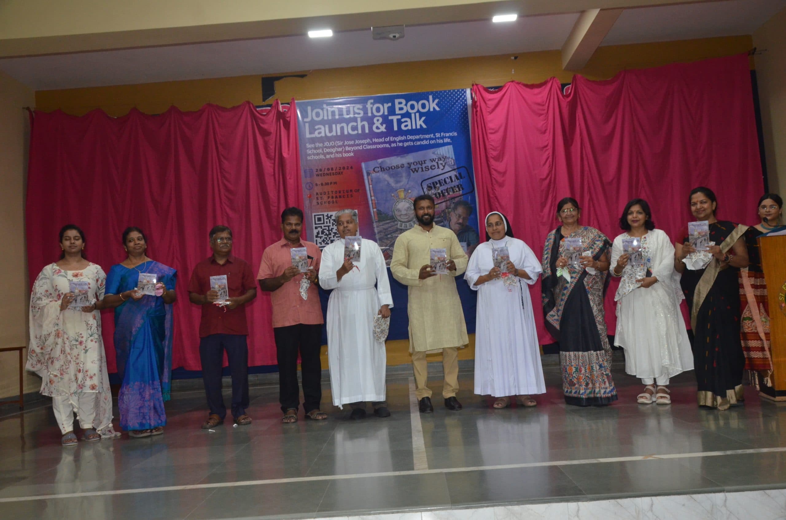 जोस जोसफ की नयी पुस्तक चूज योर वे, वाइजली का विमोचन हुआ