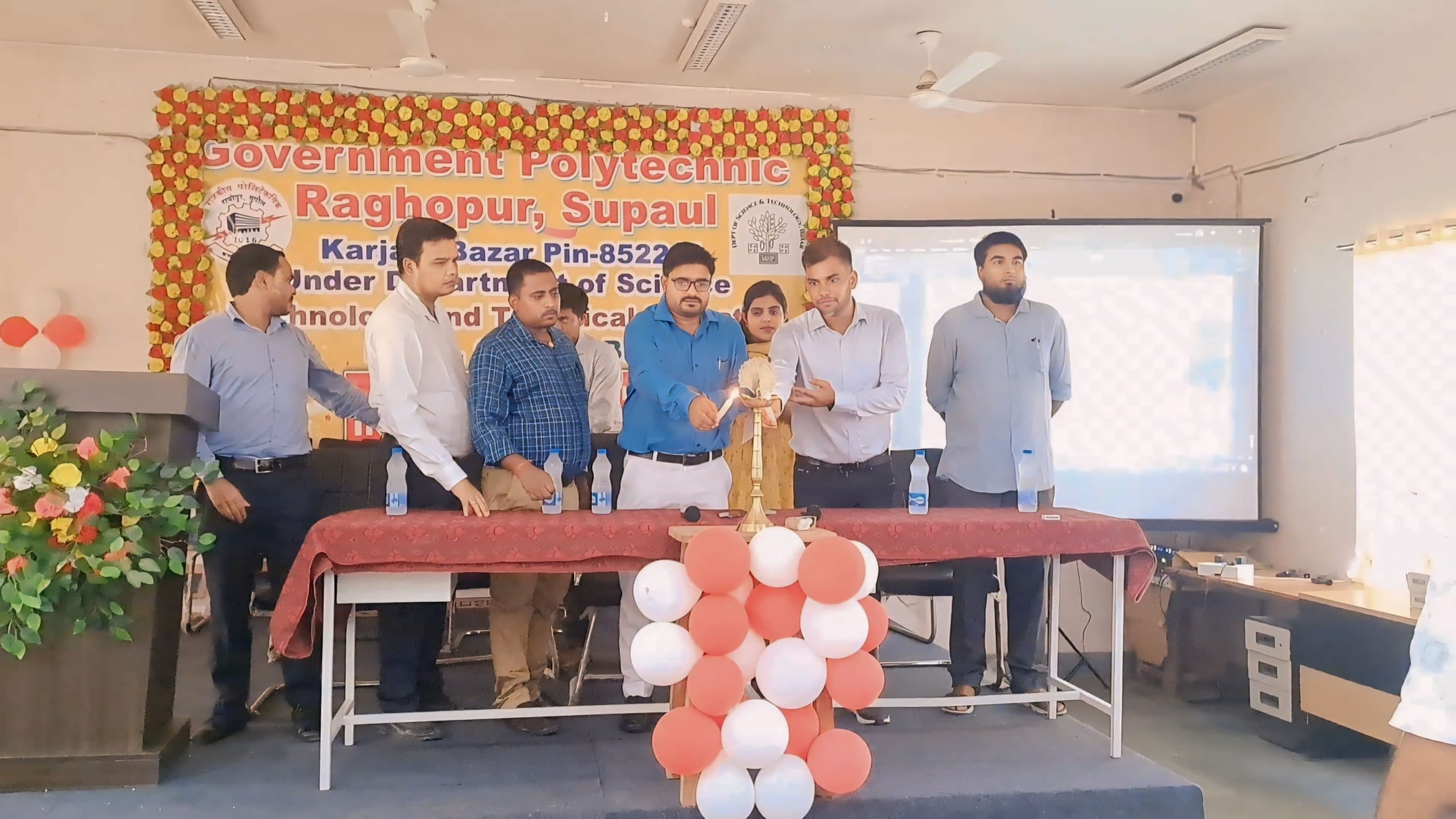 राघोपुर पॉलिटेक्निक में प्रथम वर्ष के विद्यार्थियों के लिए ओरिएंटेशन कार्यक्रम आयोजित