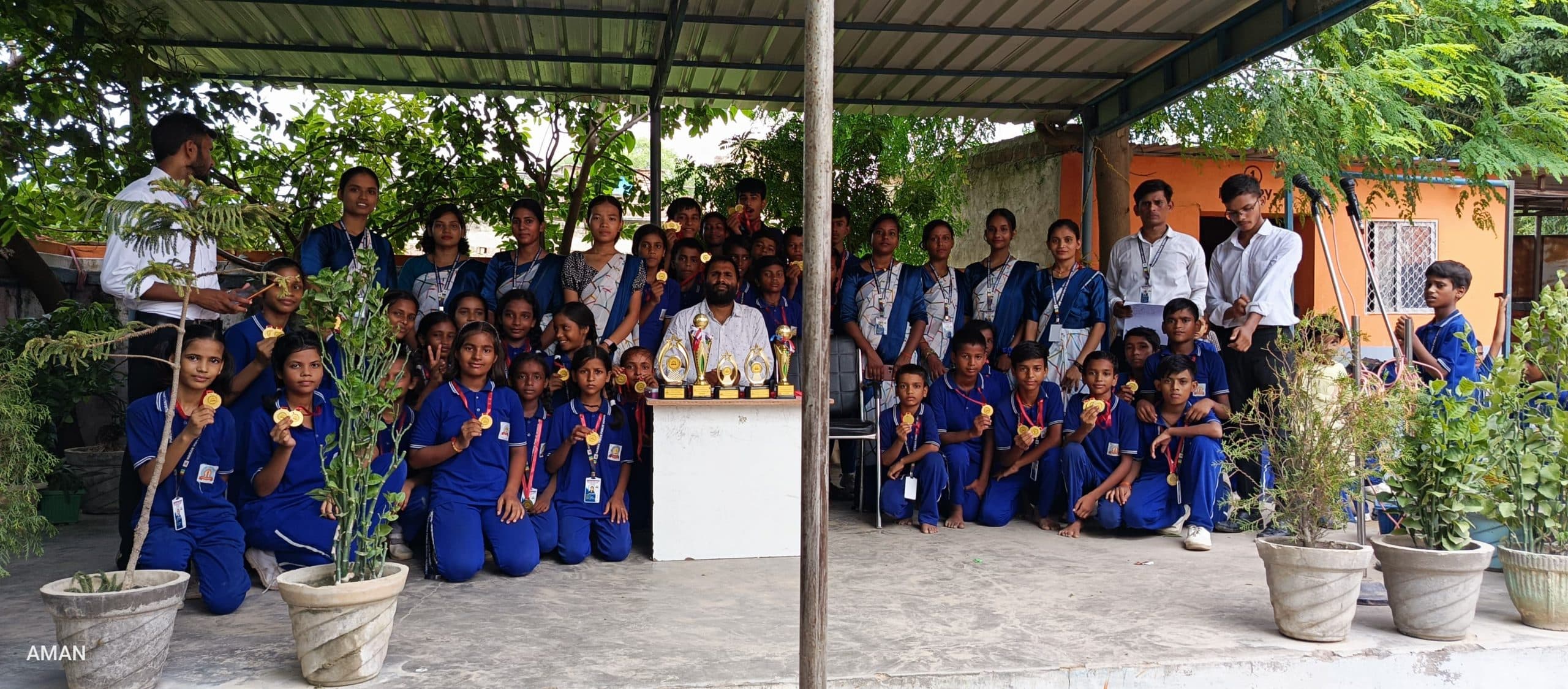 लंबी दौड़ में बच्चों ने दिखाया दम