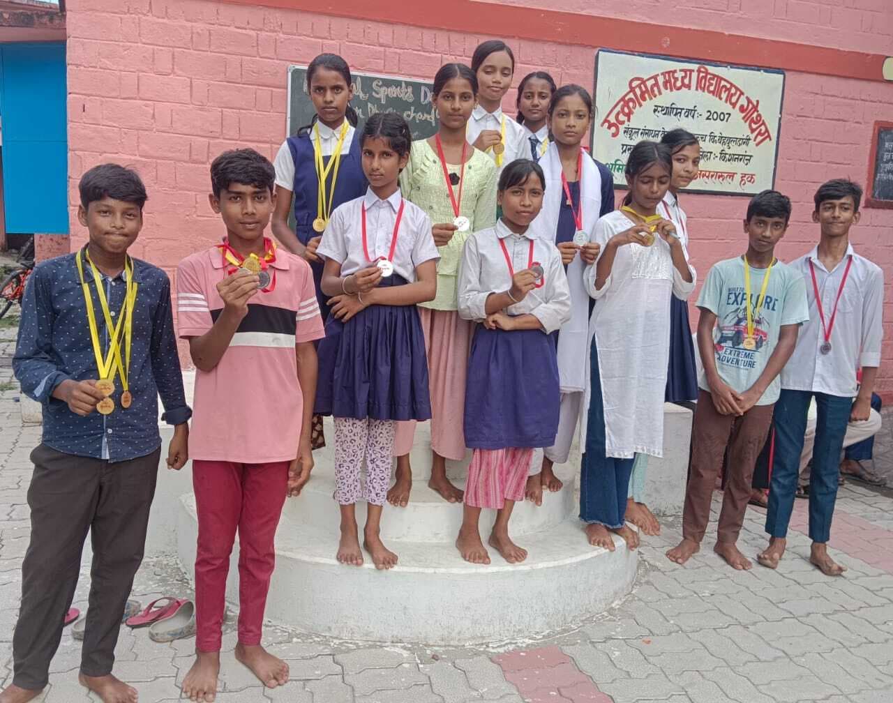 उमिव गोथरा में खेल प्रतियोगिता आयोजित, सफल प्रतिभागी पुरस्कृत