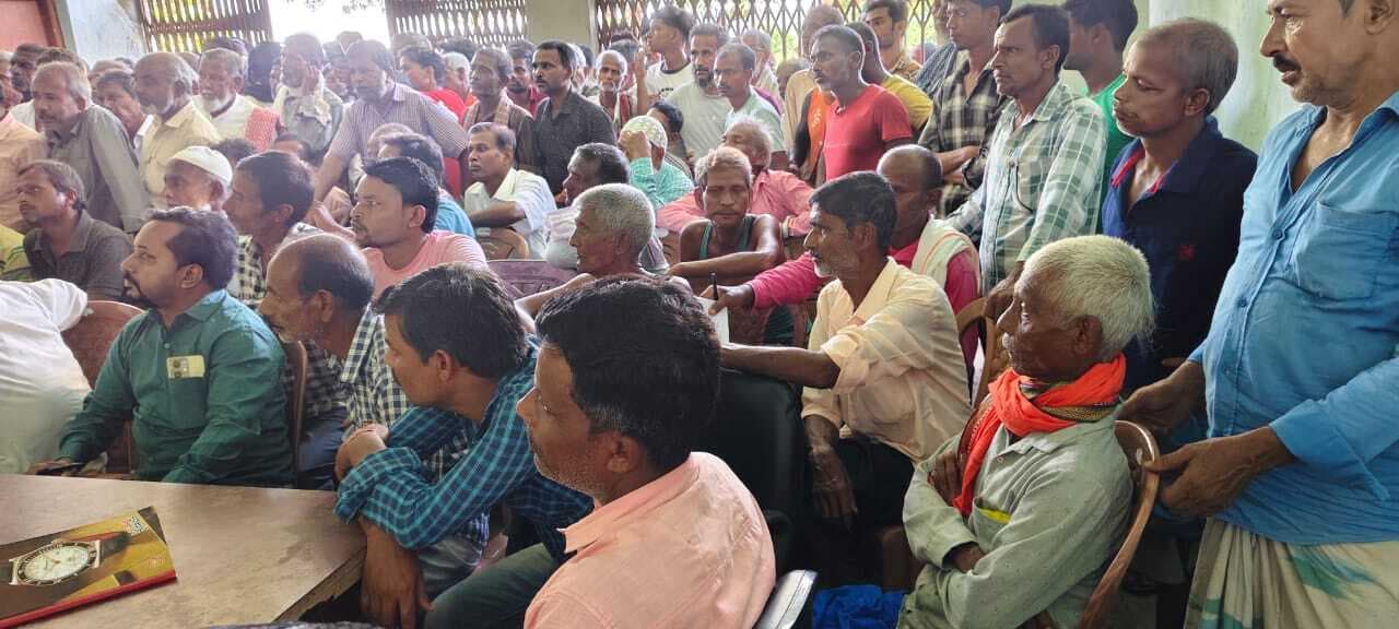 भू सर्वेक्षण को लेकर ग्राम सभा का आयोजन