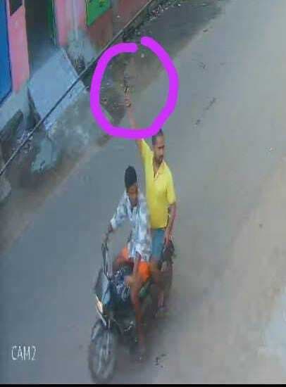 वीडियो फुटेज के अधार पर पुलिस ने फायरिंग करने वाले अपराधी का किया शिनाख्त