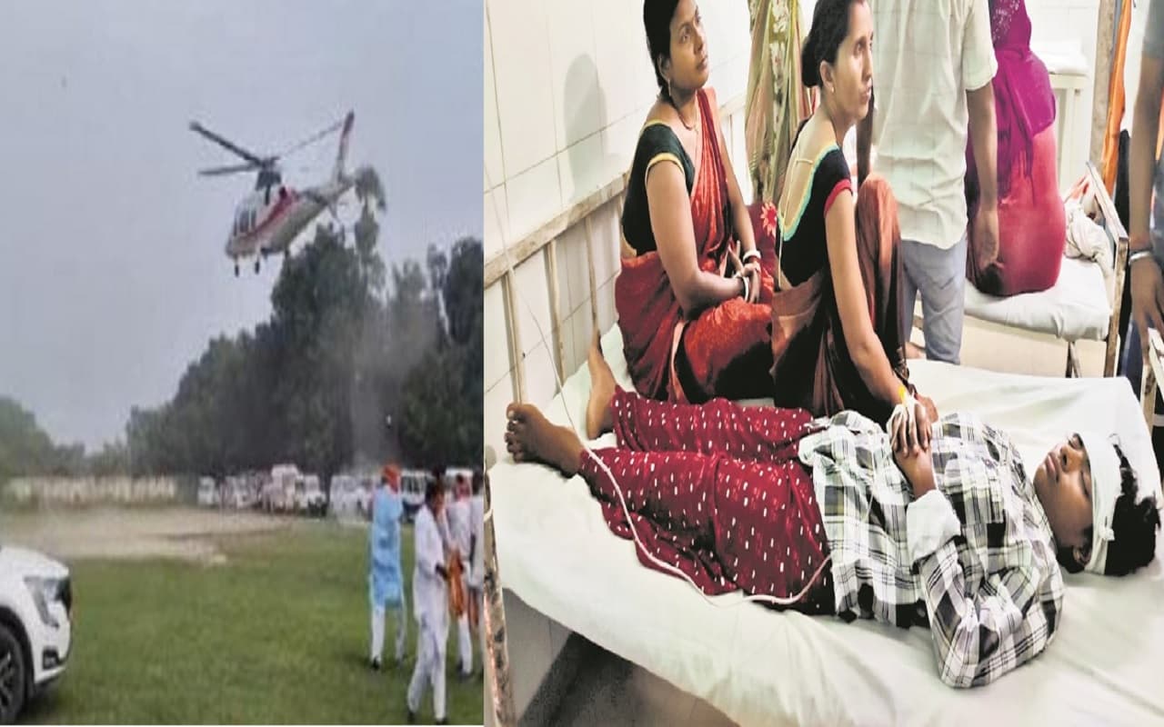 बिहार के उपमुख्यमंत्री सम्राट चौधरी का हेलीकॉप्टर देख रही बच्ची छत से कैसे गिरी? सिर में टांके लगे
