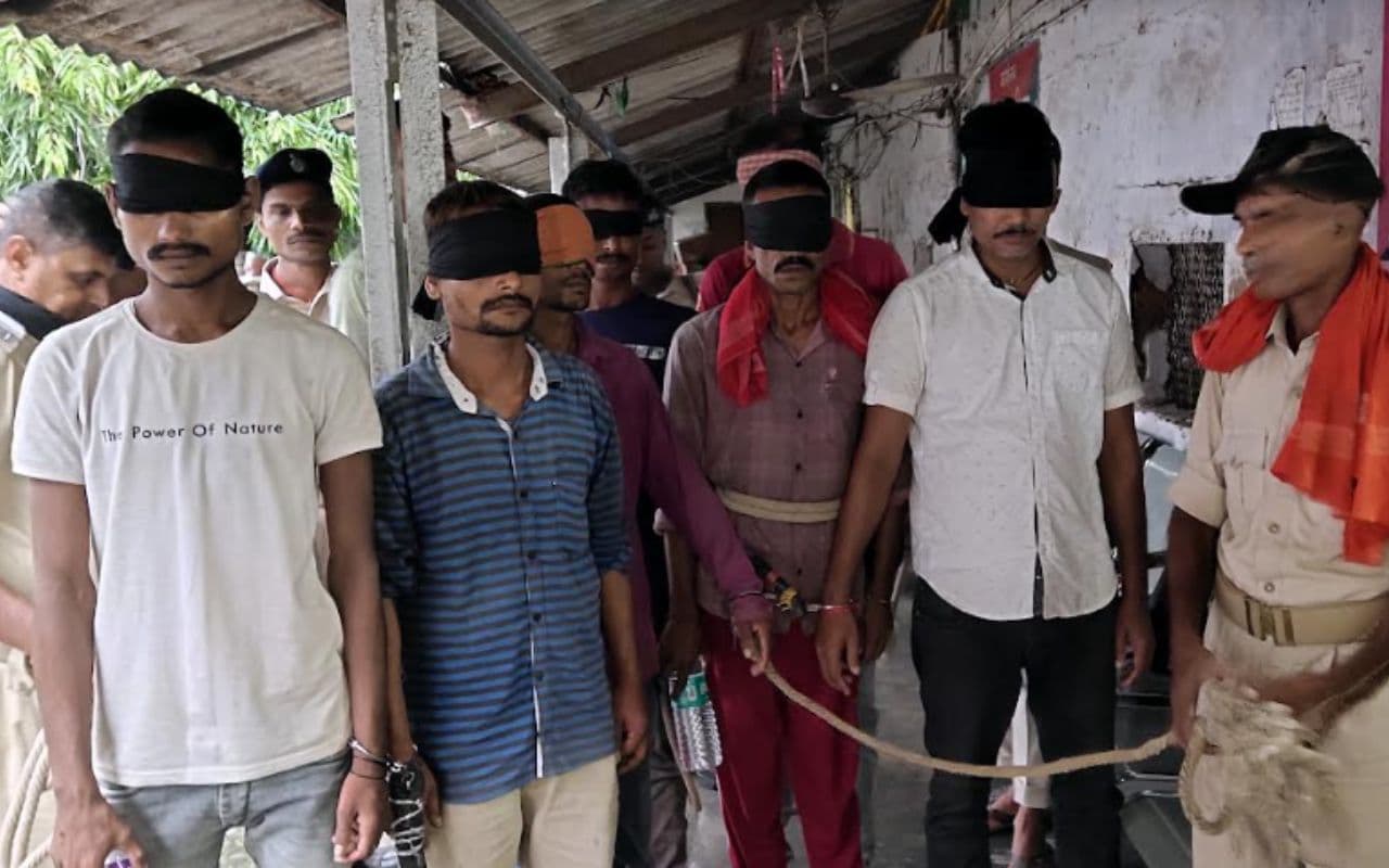 मुजफ्फरपुर से आठ महीने में 250 बाइक चोरी करके सीतामढ़ी में बेचा, सात शातिर गिरफ्तार