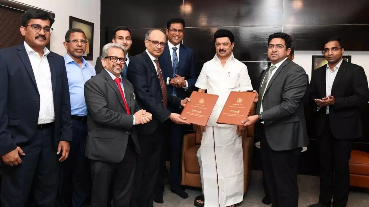 CM Stalin lays the foundation stone for Tata Motors' ₹9,000 crore plant in Tamil Nadu CM Stalin lays the foundation stone for Tata Motors' ₹9,000 crore plant in Tamil Nadu