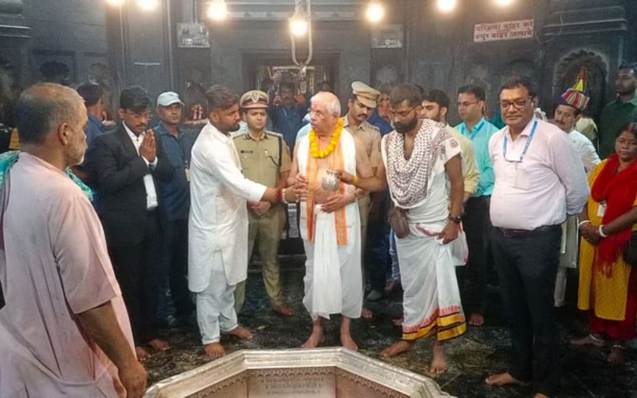 Bihar : पितरों के मोक्ष के लिए गया पहुंचे राज्यपाल राजेंद्र विश्वनाथ आर्लेकर, किया पिंडदान