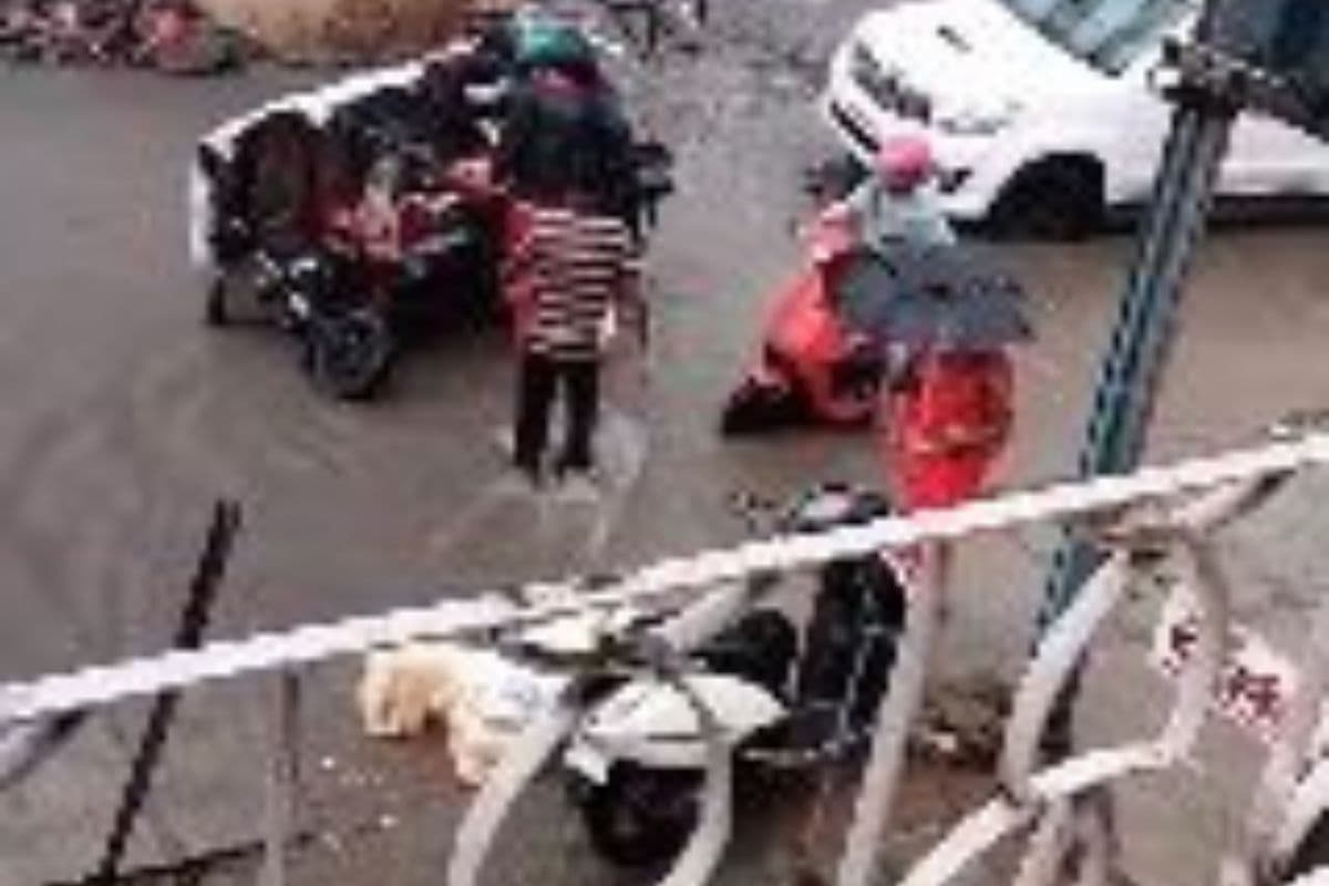 Jharkhand Weather: लगातार बारिश से रांची की सड़कें जलमग्न, रातू रोड कब्रिस्तान के पास पलटा ई-रिक्शा, देखें वीडियो