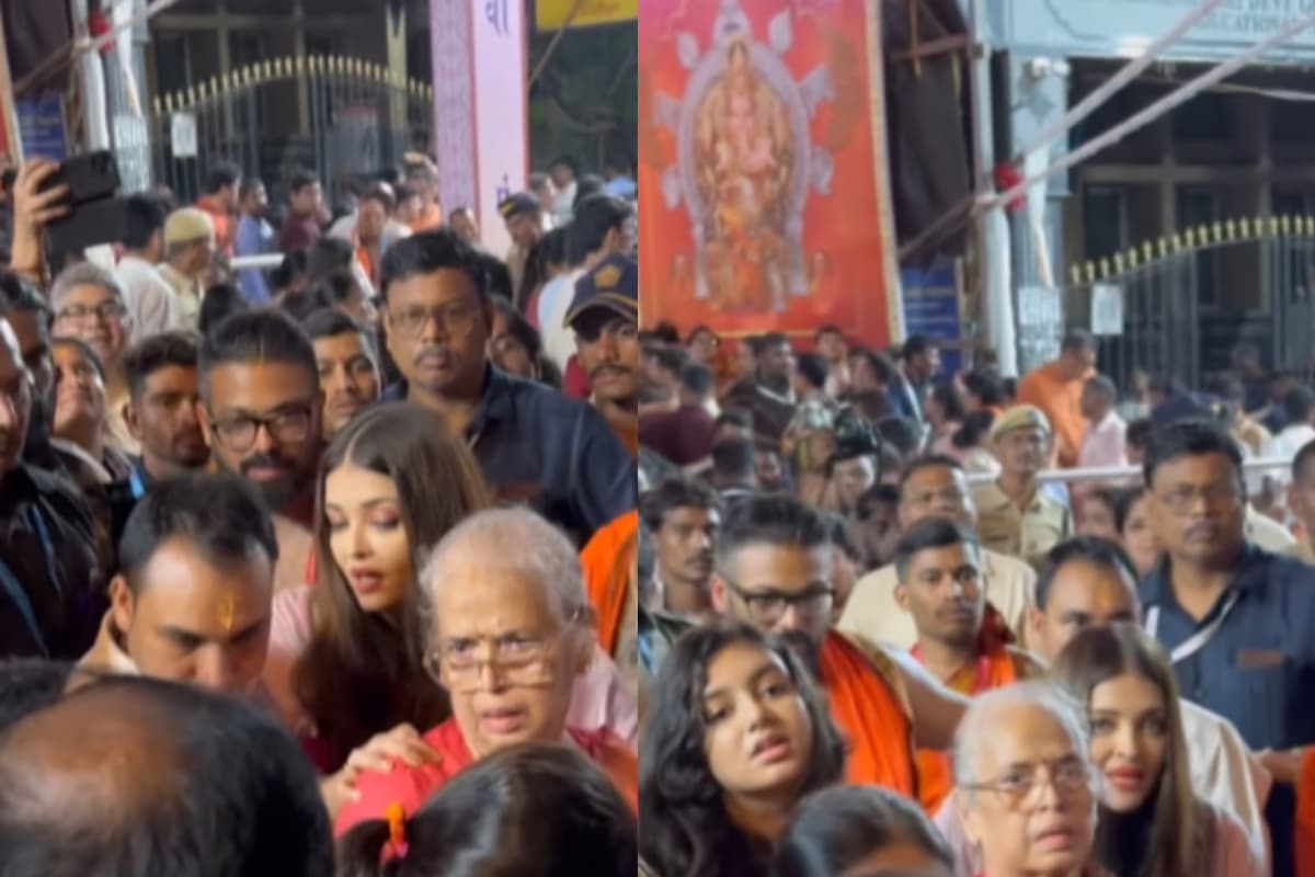 Aishwarya Rai: गणपति दर्शन को गयी ऐश्वर्या राय भीड़ से घिरीं, बेटी आराध्या बच्चन से कहा- तुरंत करो यह काम