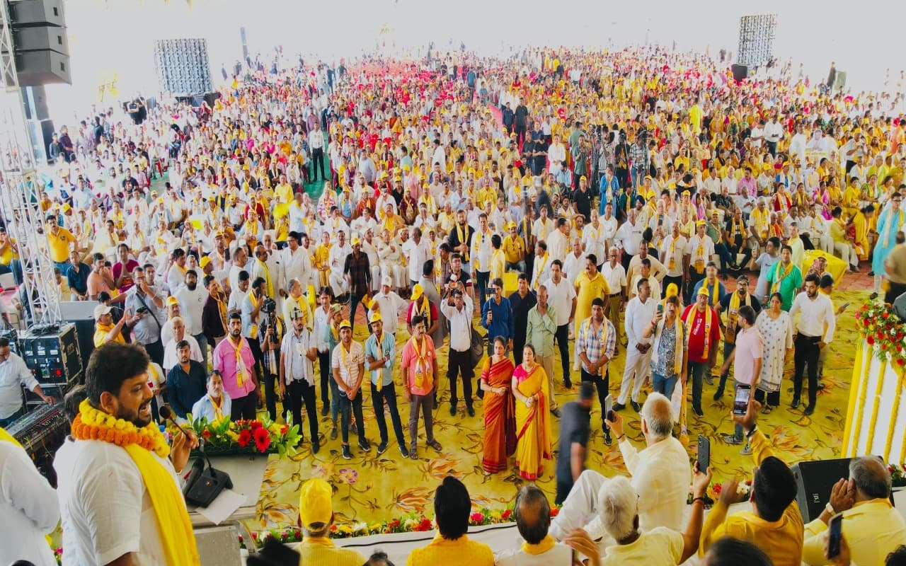 Haryana Election 2024: नवीन गोयल ने भरी हुंकार, समर्थकों के साथ पैदल मार्च कर दाखिल किया नामांकन