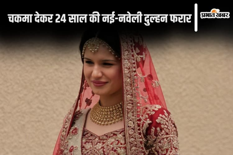 24 साल की नई-नवेली दुल्हन ससुरालवालों को नशीला पदार्थ खिलाकर हुई फरार
