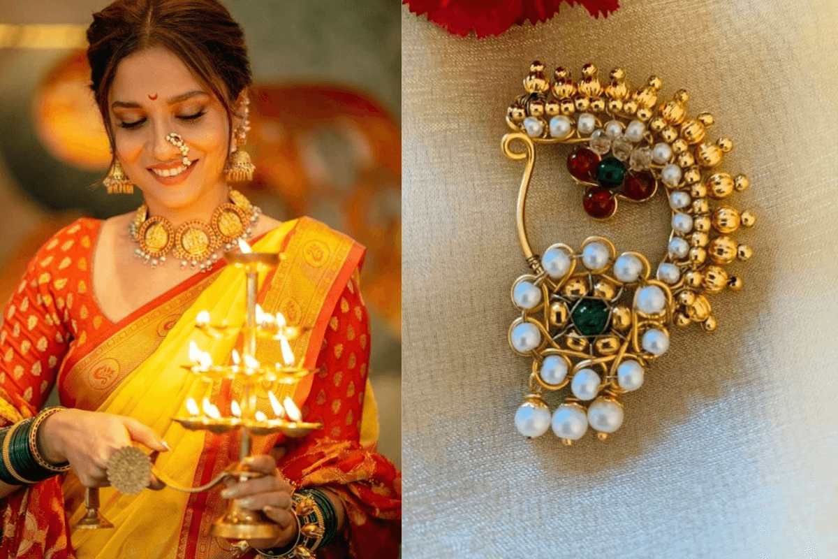 5 Latest Maharashtrian Nath Designs: ये है महाराष्ट्रीयन नथ के लेटेस्ट डिजाइन आप पर लगेंगे बेहद ही खूबसूरत  