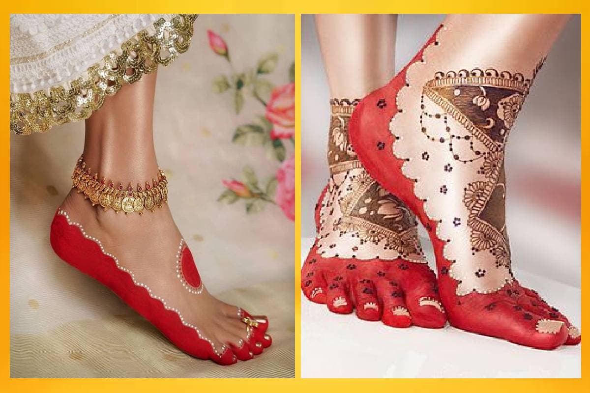 Alta Design for Hartalika Teej: तीज पर आलता से बढ़ाएं पैरों की खूबसूरती, देखें खूबसूरत डिजाइन