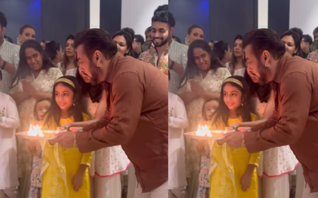 Salman Khan: भांजी के साथ सलमान खान ने उतारी गणपति बप्पा की आरती, फैंस बोले- असली बजरंगी भाईजान