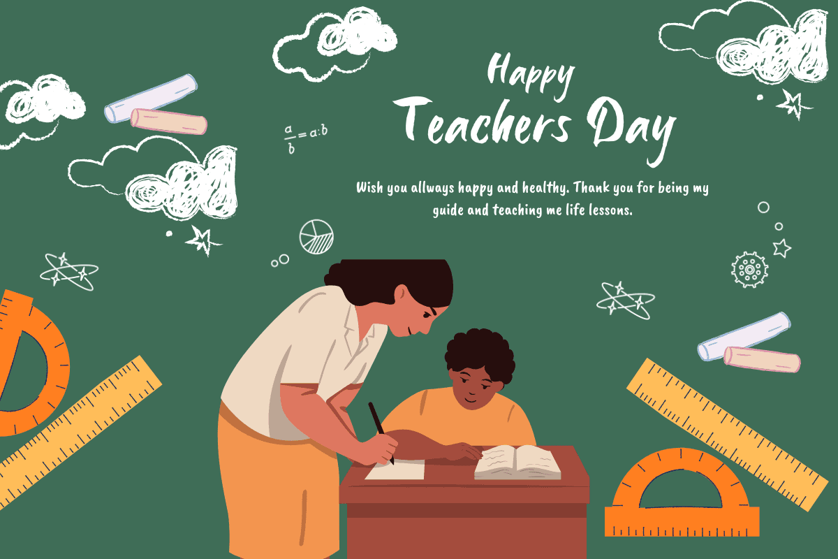 Teachers' Day Wishes : शिक्षक दिवस पर अपने शिक्षकों को भेजें ये शुभकामना संदेश, यहां से करे डाउनलोड