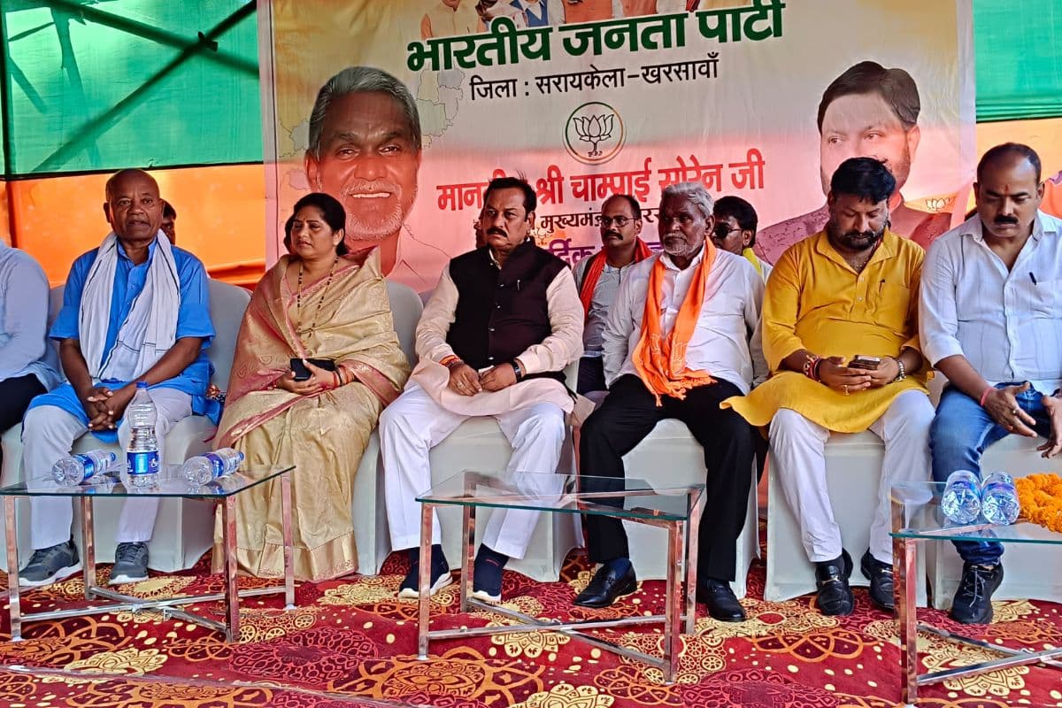 Jharkhand Politics: BJP में शामिल होने के बाद चंपाई सोरेन पहली बार पहुंचे सरायकेला-खरसावां, कही ये बात