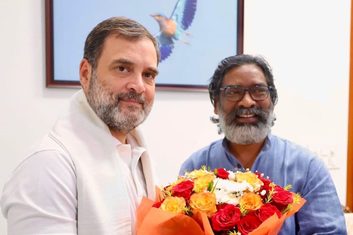 Jharkhand Politics: CM हेमंत सोरेन ने चुनाव से पहले राहुल गांधी से की मुलाकात