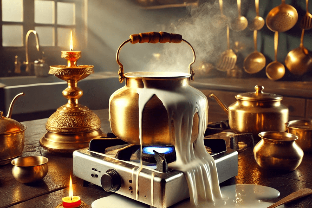 Vastu tips for Milk: पीतल के बर्तन में दूध उबालने से घर में बढ़ता है समृद्धि  का प्रवाह