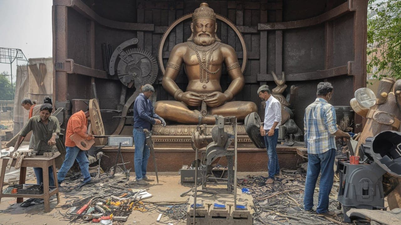 Vishwakarma Puja: बुलेट हो या कबाड़, पटना के ये शिल्पकार नए आइडीयाज को दे रहे आकार