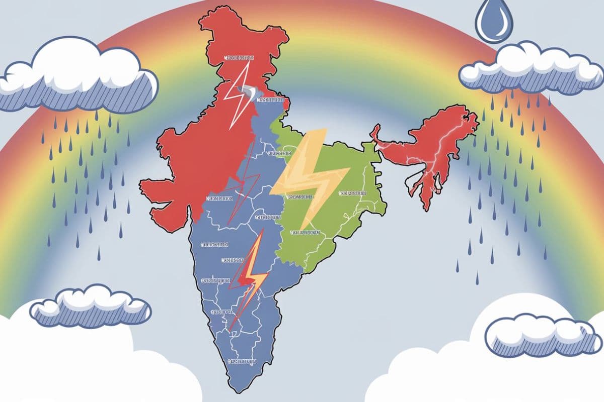 Weather Forecast Today: दिल्ली-यूपी-बिहार-झारखंड समेत कई राज्यों में बारिश का अलर्ट, जानें मौसम की ताजा अपडेट