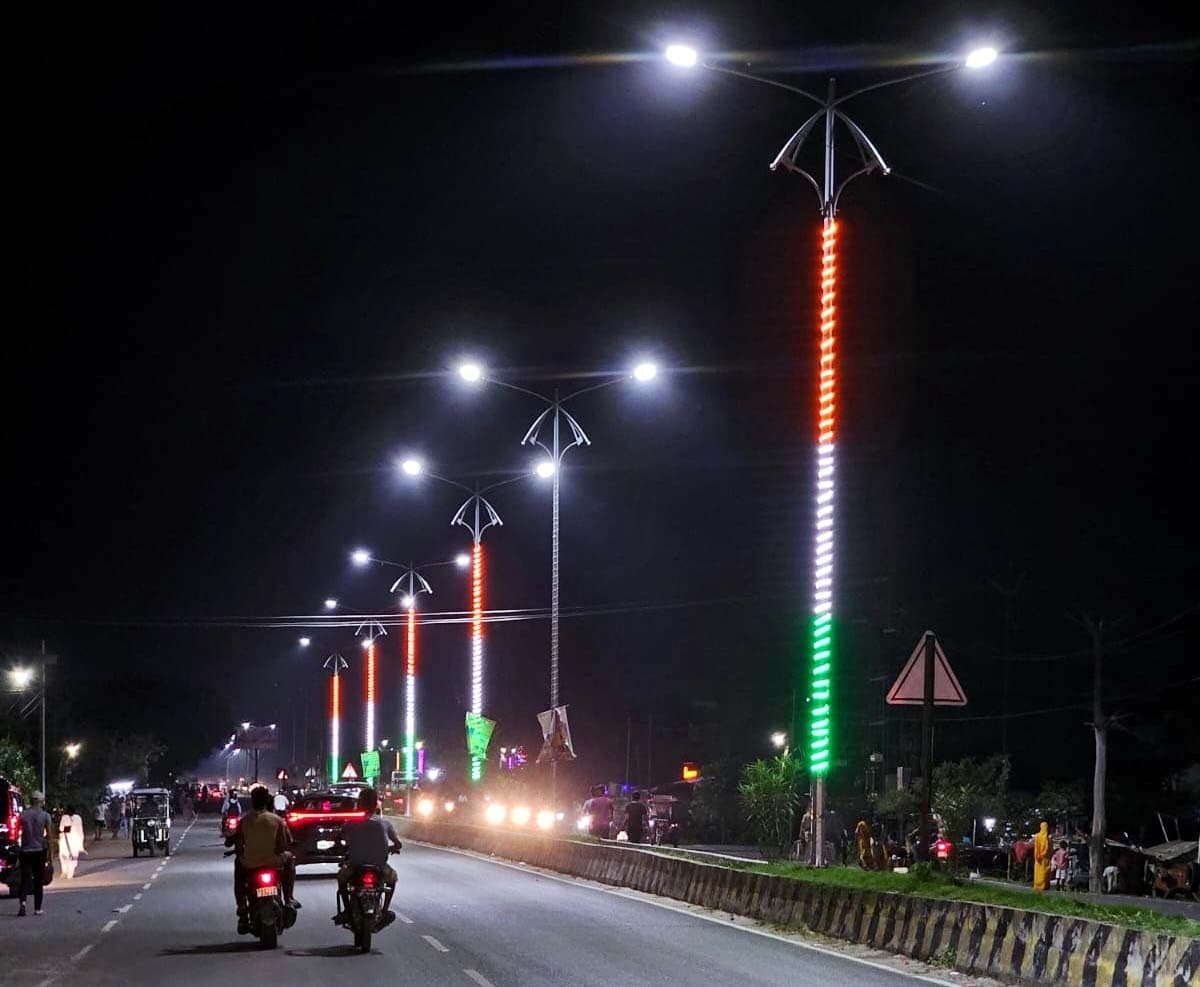 अब पूरा शहर दिखेगा जगमग, मरंगा से फोर्ड कंपनी चौक तक काम पूरा