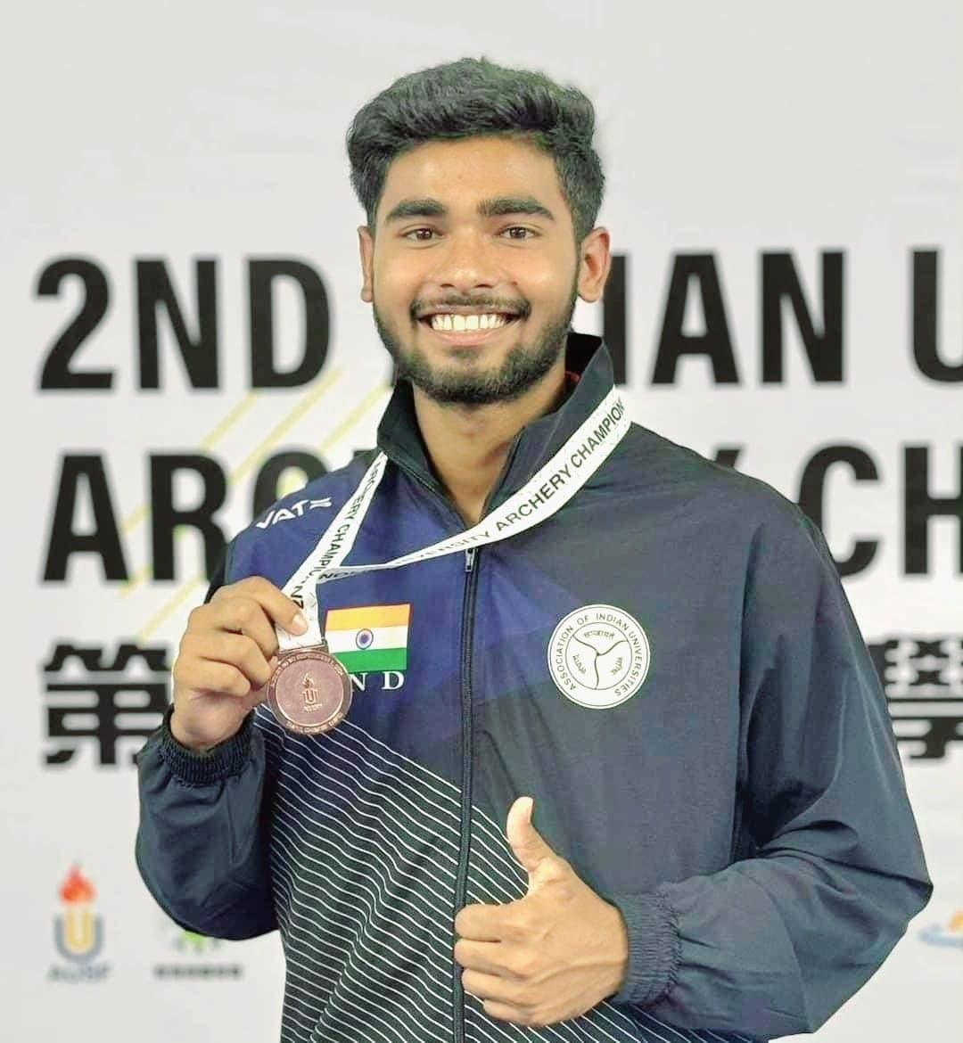 चंदनकियारी के तीरंदाज गोल्डी मिश्रा ने आर्चरी चैंपियनशिप में जीता कांस्य