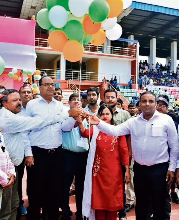 जिला स्तरीय विद्यालय खेल प्रतियोगिता का हुआ आगाज