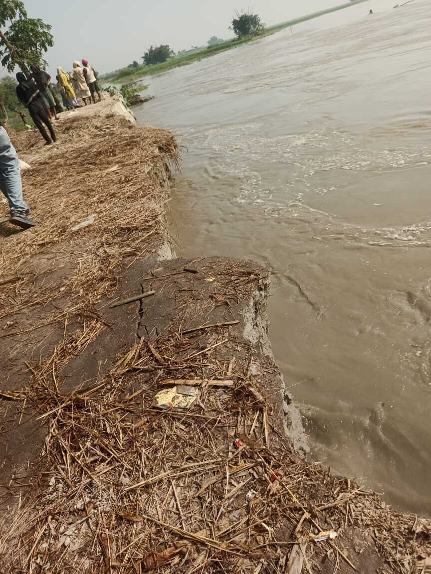 दो सौ परिवार पर मंडरा रहा कटाव का खतरा