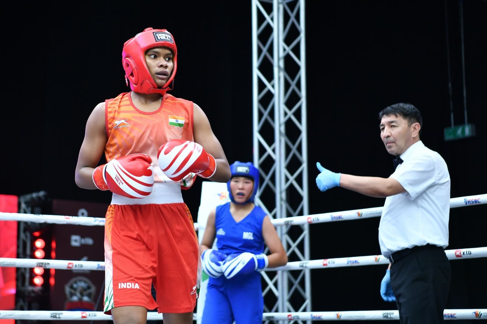 Boxing: एशियन जूनियर बॉक्सिंग चैंपियनशिप के फाइनल में पहुंची जेएसएसपीएस की बॉक्सर अमीषा