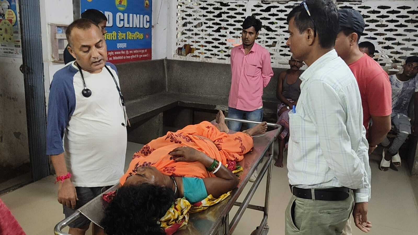 गणेश पूजनोत्सव के दौरान महिला के साथ मारपीट, रेफर
