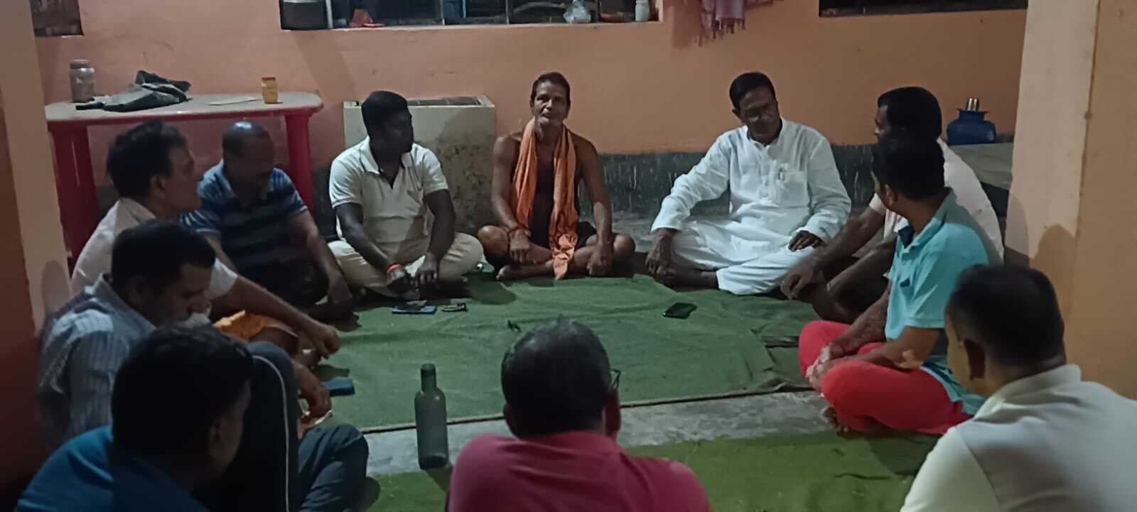 दुर्गा पूजा की तैयारी को लेकर किया गया विचार विमर्श