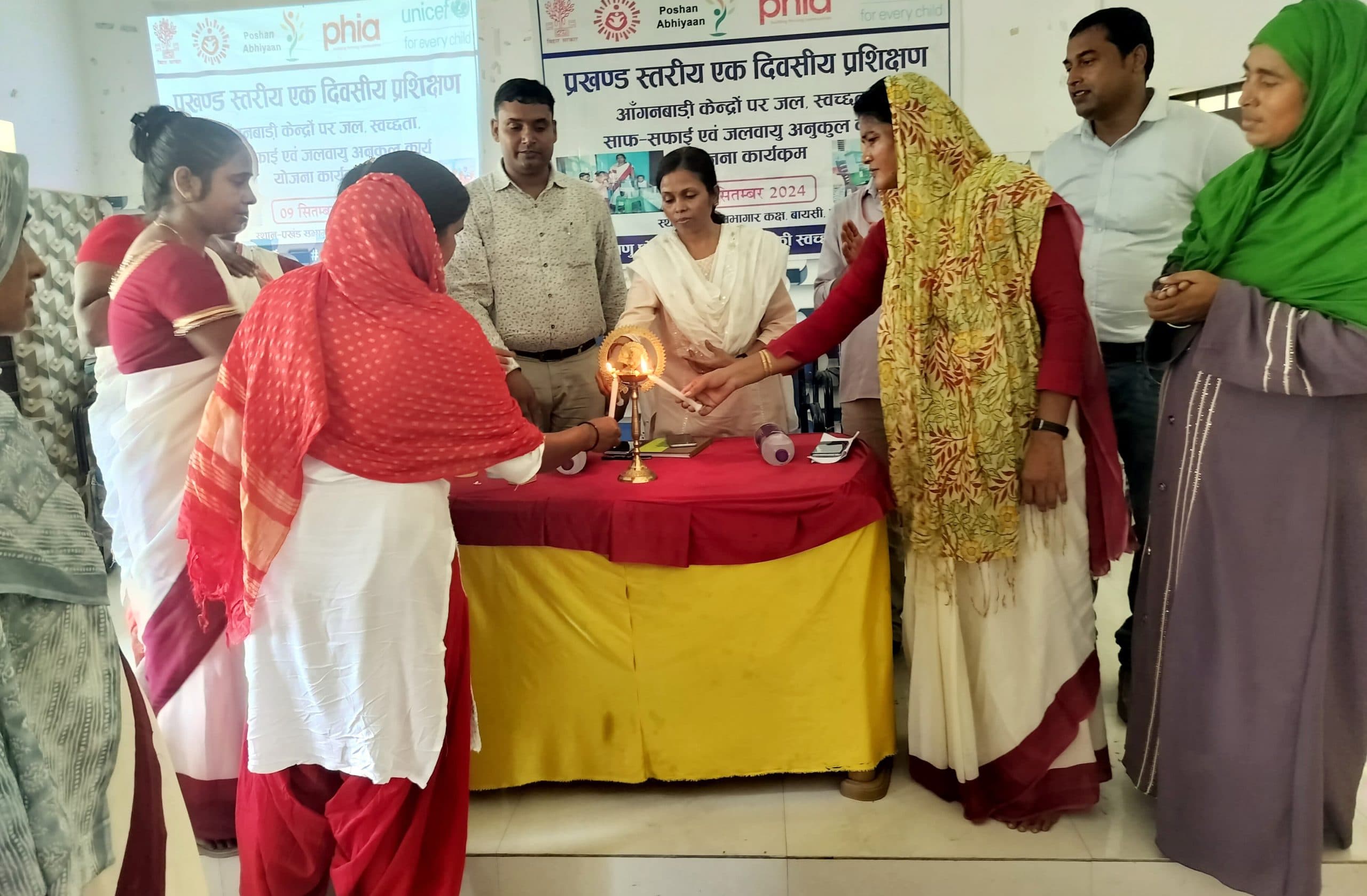 स्वच्छता पर सेविकाओं को दिया एकदिवसीय प्रशिक्षण