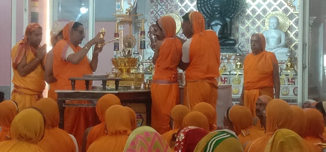 जैन श्रद्धालुओं ने उत्तम मार्दव धर्म का किया पालन