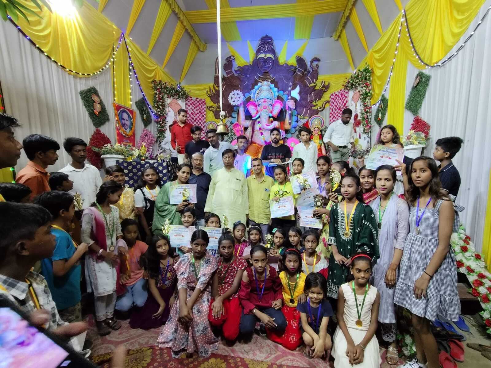 Samastipur News:Sports News:Ganpati Puja festival गणपति पूजनोत्सव पर खेल प्रतियोगिता आयोजित