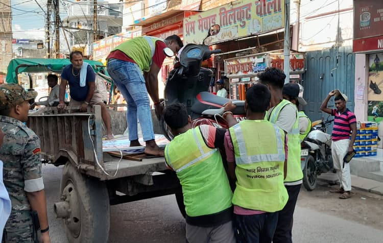 Madhubani News. शहर की सड़कों पर वाहन लगाया तो देना पड़ेगा जर्माना