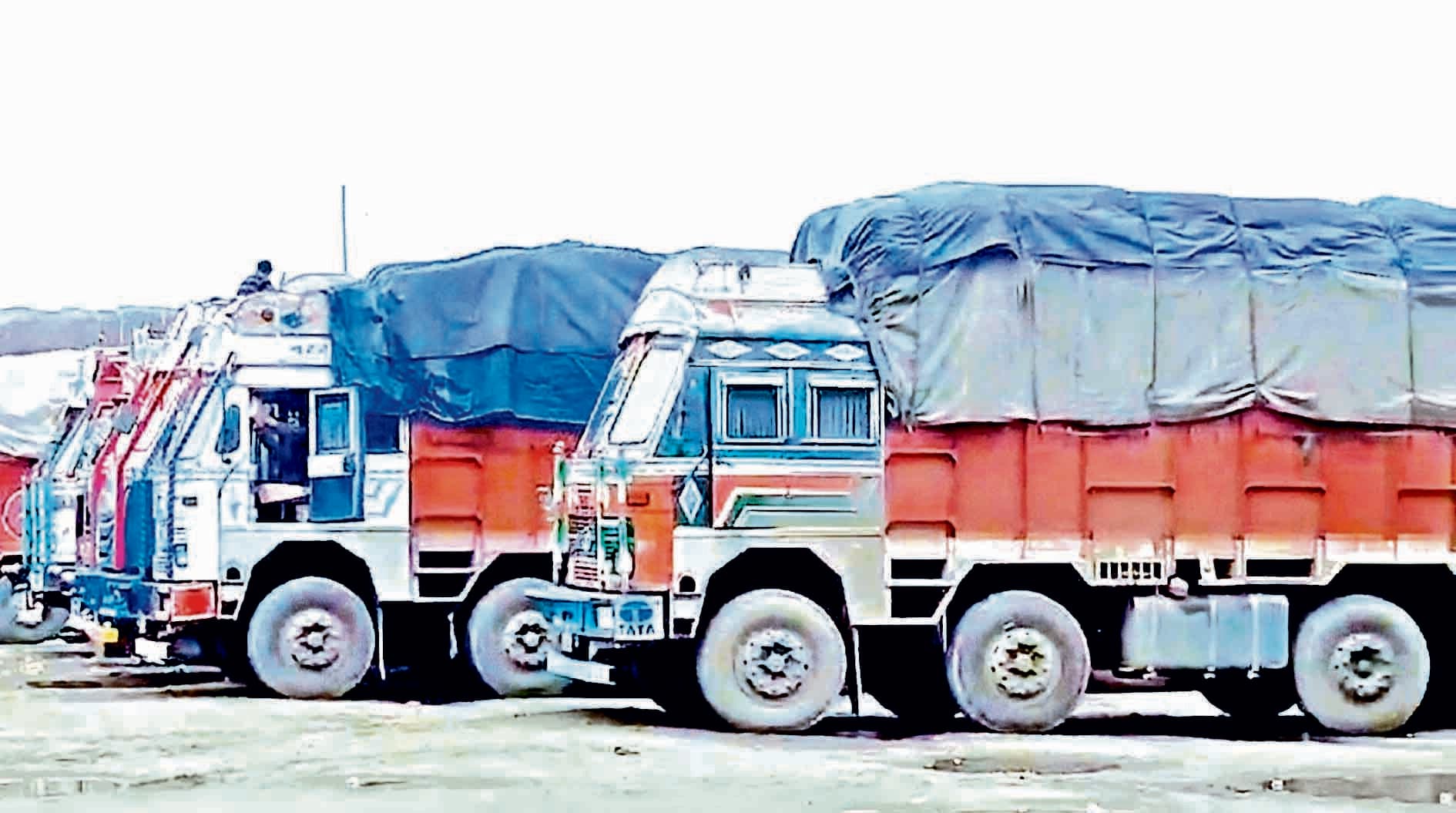 तीन दिवसीय ट्रक हड़ताल शुरू