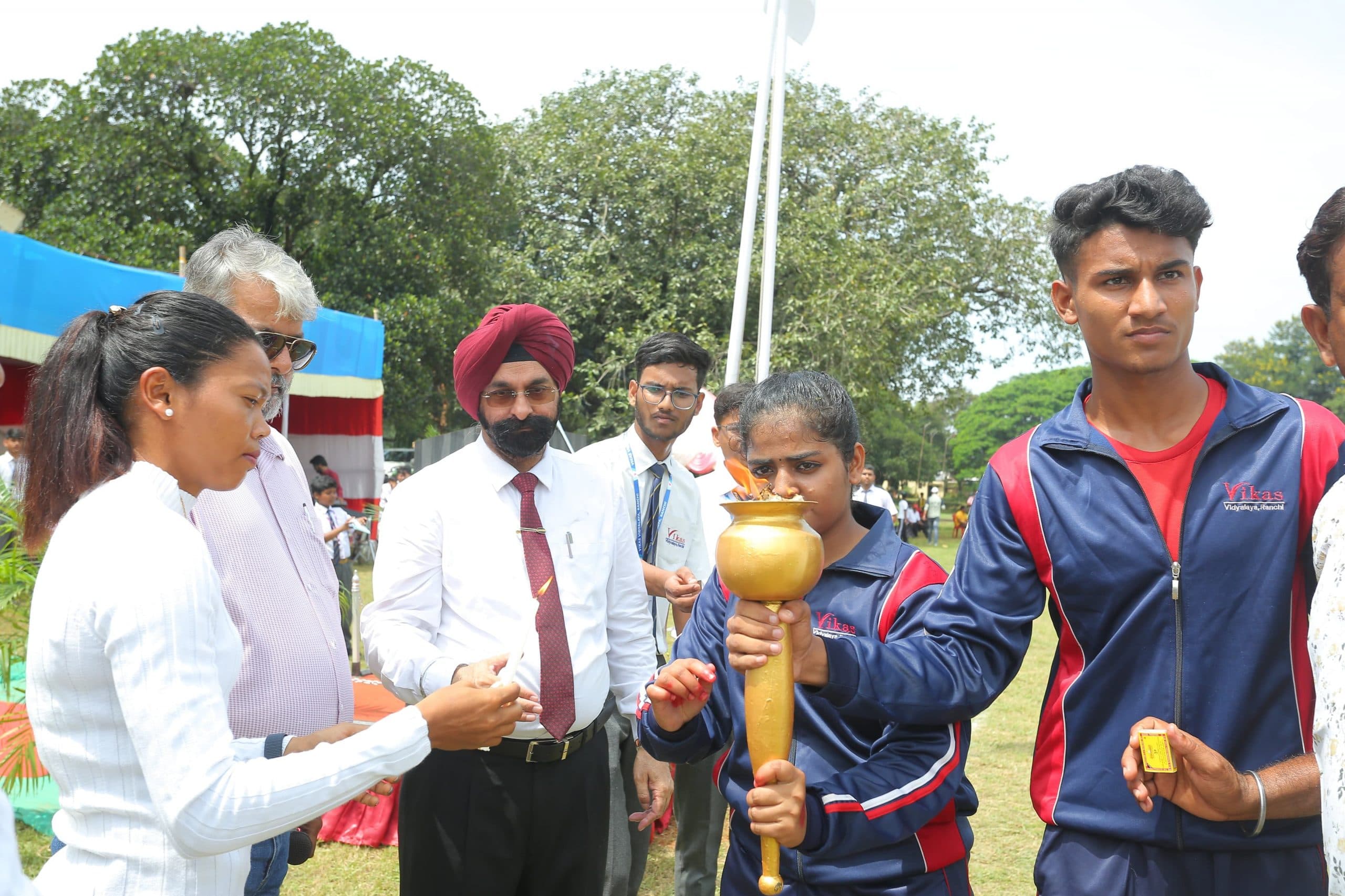 Athletics : विकास विद्यालय में सीबीएसइ क्लस्टर 3 एथलेटिक्स प्रतियोगिता शुरू