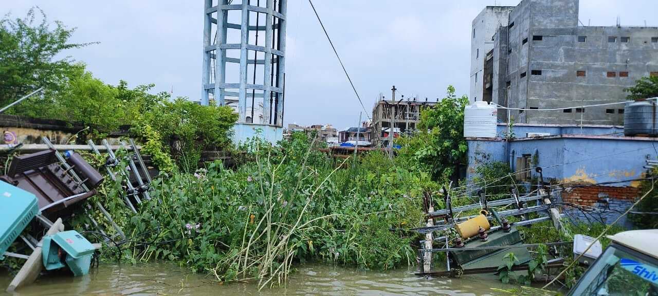 Darbhanga News : बारिश के पानी से सीएम साइंस कॉलेज हुआ जलमग्न